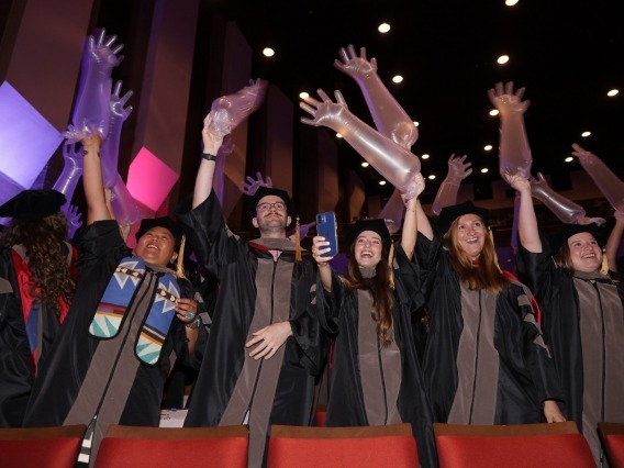 University of Arizona College of Veterinary Medicine Students celebrate their graduation