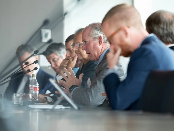 UA President Robert C. Robbins was among the attendees at a University Climate Change Coalition summit, where he was part of a panel of university presidents.