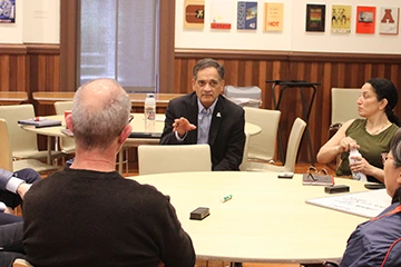 advisory group talking with the president