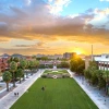 University of Arizona Mall at sunset